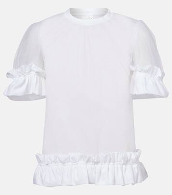 Top aus Tüll | Noir Kei Ninomiya