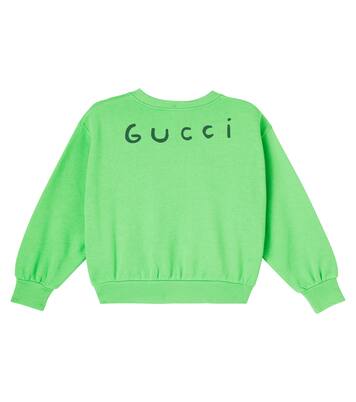 x Euan Roberts printed cotton jersey sweatshirt | Gucci Kids