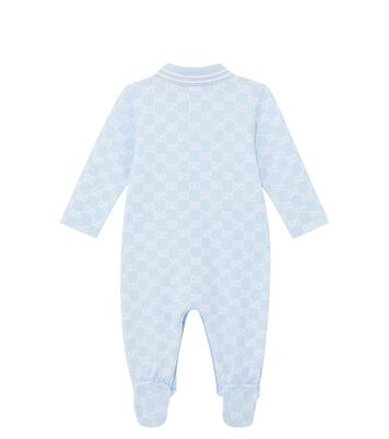 Baby GG cotton bodysuit and beanie | Gucci Kids
