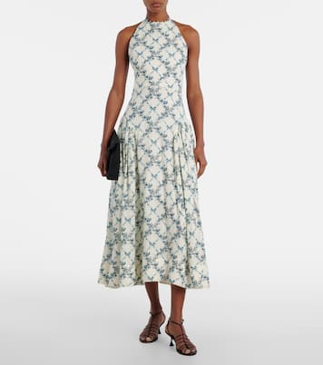 Midikleid Balsa aus Leinen | Agua by Agua Bendita