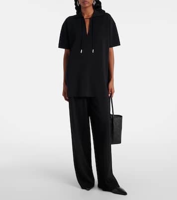 Weite Hose Lama aus Crêpe | Max Mara