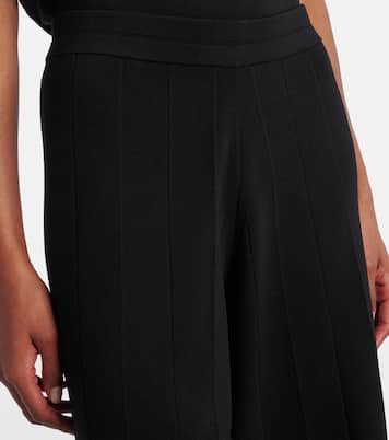 Weite Hose Lama aus Crêpe | Max Mara