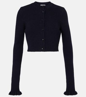 Cropped-Cardigan aus Strick | Alaïa