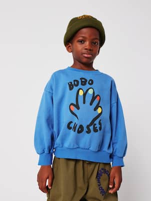 High Five cotton jersey sweatshirt | Bobo Choses