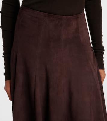 Midirock aus Veloursleder  | Stouls