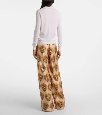 Pull DG en cachemire et soie | Dolce&Gabbana