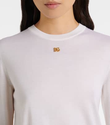 Pull DG en cachemire et soie | Dolce&Gabbana