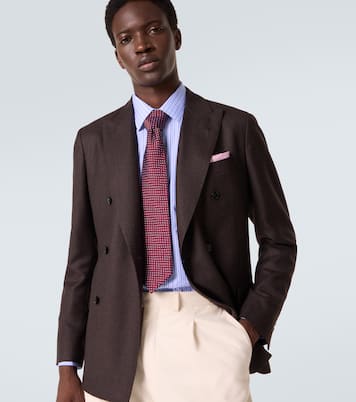 Krawatte aus Seiden-Jacquard | Charvet