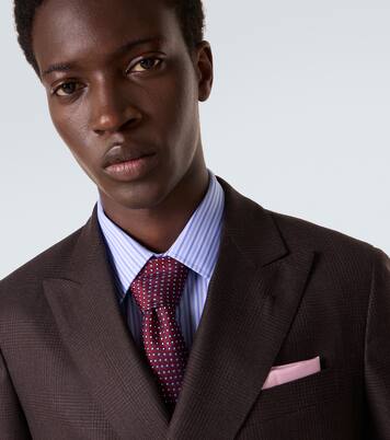 Krawatte aus Seiden-Jacquard | Charvet