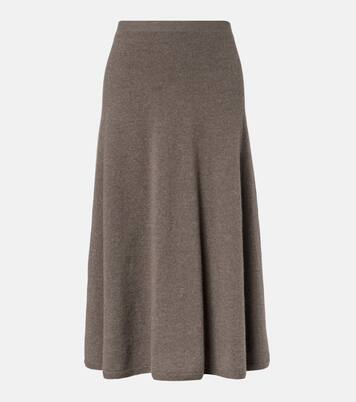 Masini cashmere midi skirt | The Row