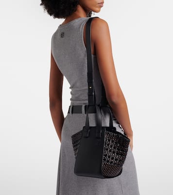 Cabas Hammock Small en cuir tressé | Loewe