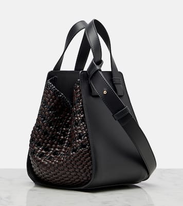 Cabas Hammock Small en cuir tressé | Loewe