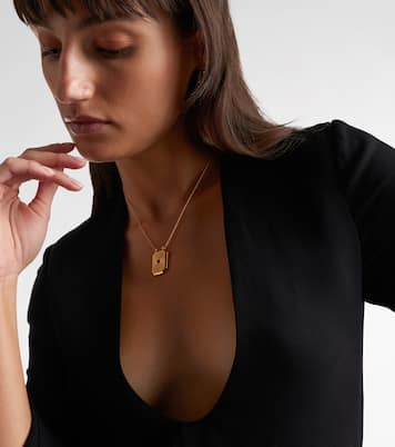 Halskette Love aus 18kt Gelbgold (750/1000) mit Rubin | Marie Lichtenberg