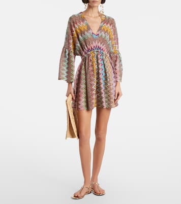 Zigzag lamé kaftan | Missoni