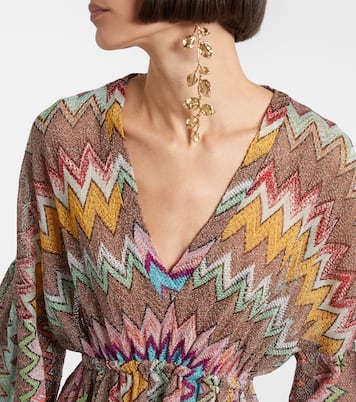 Zigzag lamé kaftan | Missoni