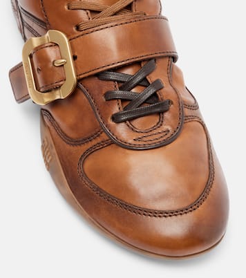 Sneakers aus Leder | Miu Miu