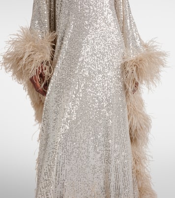 Robe Casta Diva Disco mit Federn | Taller Marmo