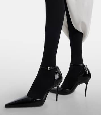 D'Orsay 90 patent leather pumps | Alaïa