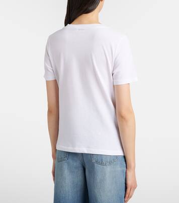 Camiseta de jersey de algodón con logo  | Chloé