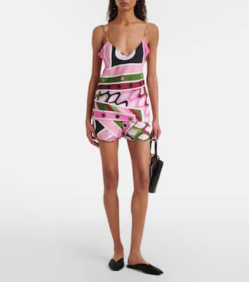 Vivara silk shorts | Pucci