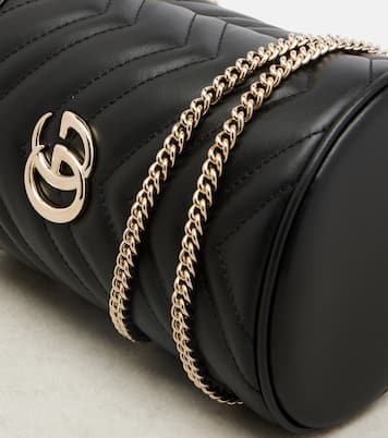 GG Marmont Small leather bucket bag | Gucci