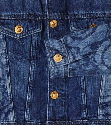 Barocco denim jacket | Versace Kids