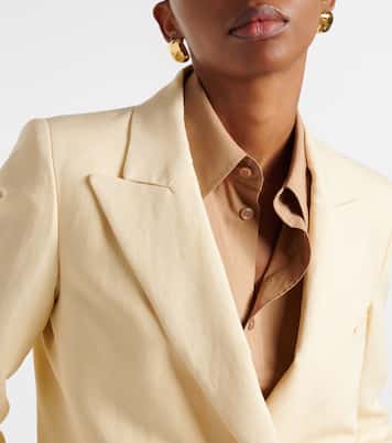 Savannah Everyday linen and silk blazer | Blazé Milano