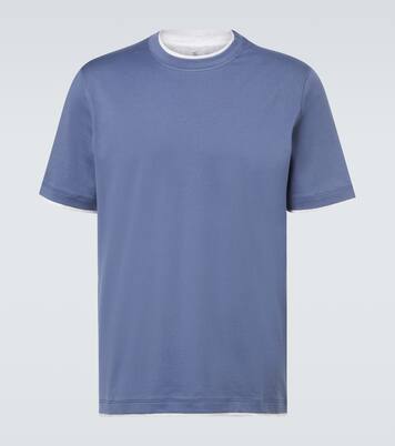 T-shirt in jersey di cotone | Brunello Cucinelli