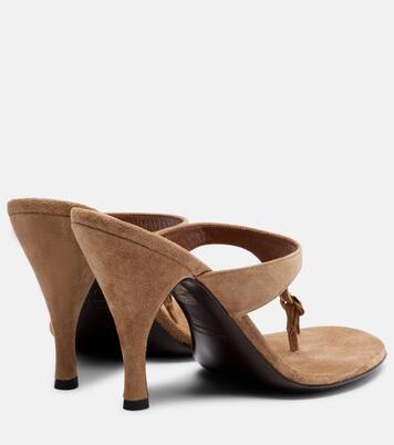 Kiss And Tell 100 suede mules | Herbert Levine