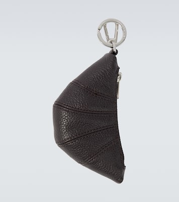 Croissant leather bag charm | Lemaire