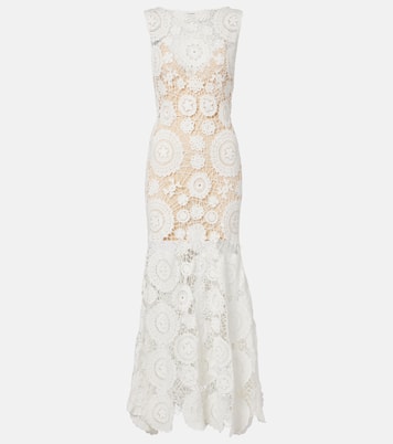 Crochet maxi dress | Self-Portrait