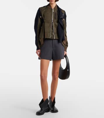 Paneled blouson jacket | Sacai