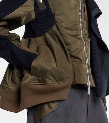Paneled blouson jacket | Sacai