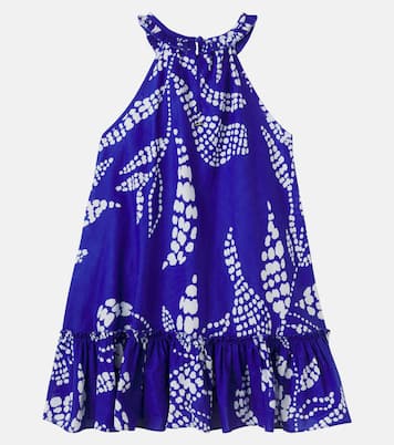 Bedrucktes Kleid Cleo aus Baumwolle | Poupette St Barth Kids