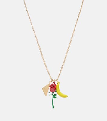 Logo pendant necklace | Prada