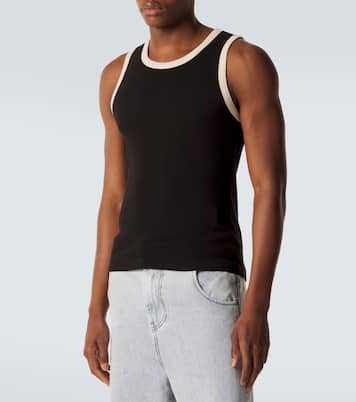 Contro cotton-blend tank top | Entire Studios
