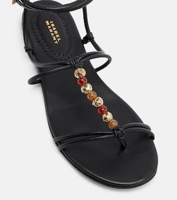 Yctoria beaded leather sandals | Isabel Marant