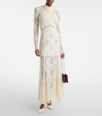 Maxikleid aus Spitze | Rabanne