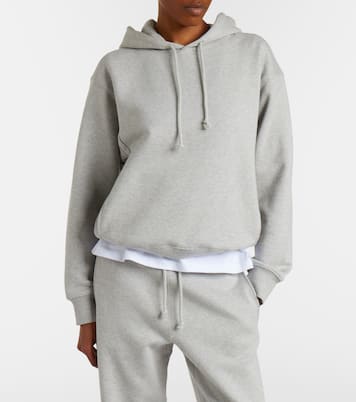 Felpa in jersey di cotone con cappuccio | Victoria Beckham