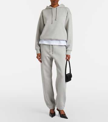 Felpa in jersey di cotone con cappuccio | Victoria Beckham