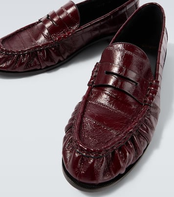 Mocassins Le Loafer en cuir d'anguille | Saint Laurent