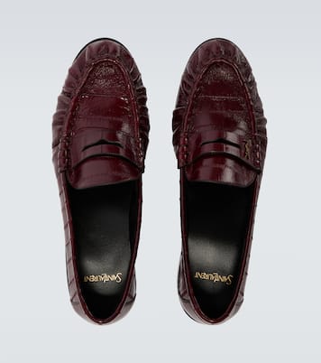 Mocassins Le Loafer en cuir d'anguille | Saint Laurent