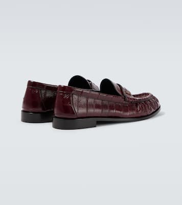 Mocassins Le Loafer en cuir d'anguille | Saint Laurent