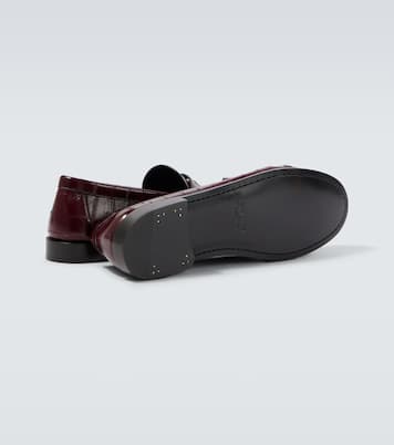 Mocassins Le Loafer en cuir d'anguille | Saint Laurent