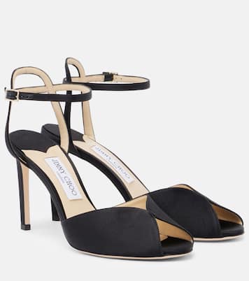 Sandalen Sacora aus Veloursleder | Jimmy Choo
