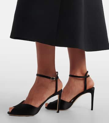 Sandalen Sacora aus Veloursleder | Jimmy Choo