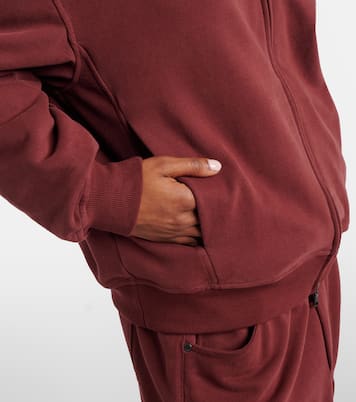 Monili cotton jersey zip-up hoodie | Brunello Cucinelli