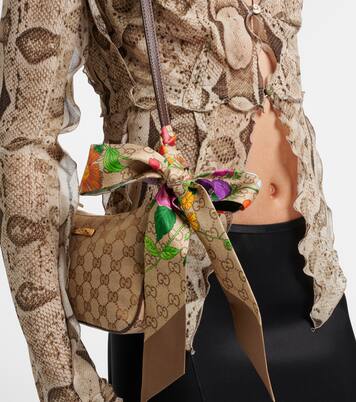 GG floral silk jacquard scarf | Gucci