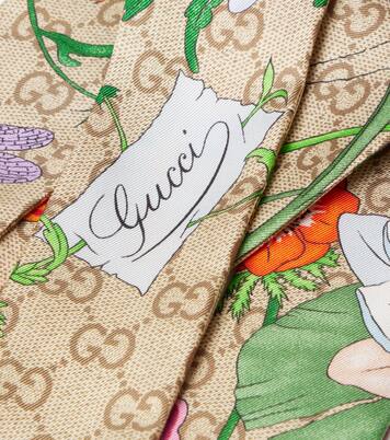 GG floral silk jacquard scarf | Gucci