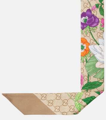 GG floral silk jacquard scarf | Gucci